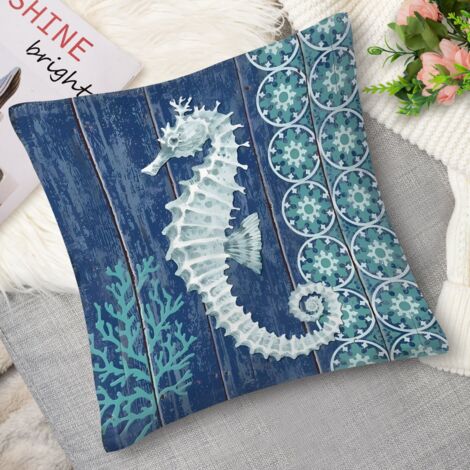 Housse de Coussin with étoile de mer rétro, sable (1/5)