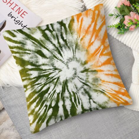 Housse de coussin tie-dye pastel, douceur (1/5)