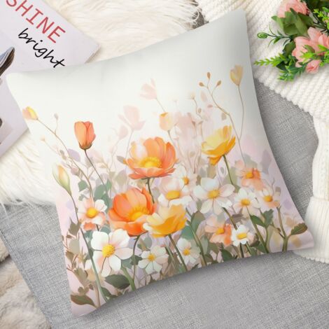 Housse de coussin renoncules, doux (1/5)