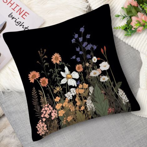 Housse de Coussin with fleurs printanières, pastel (1/5)