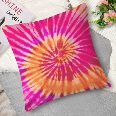 Housse de Coussin with tie-dye motifs ethniques (1/5)