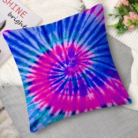 Housse de Coussin with tie-dye hippie, bohème (1/5)