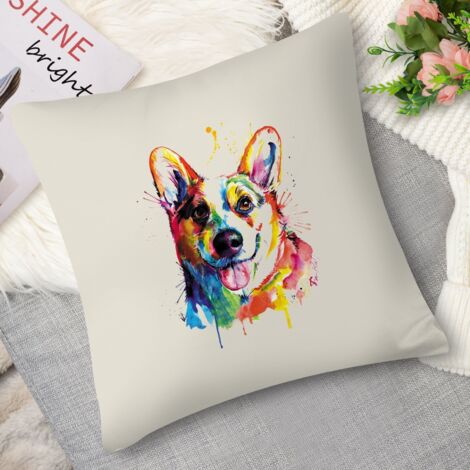 Housse de Coussin with chien nordique, froid (1/5)