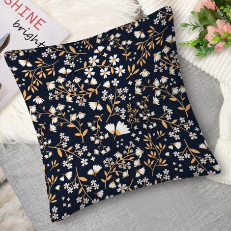 Housse de Coussin décoratif fleurs d’automne (1/5)