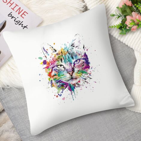 Housse de coussin chat chic, stylé (1/5)