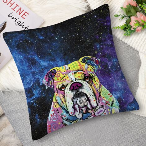 Housse de coussin chiot rigolo, affectueux (1/5)