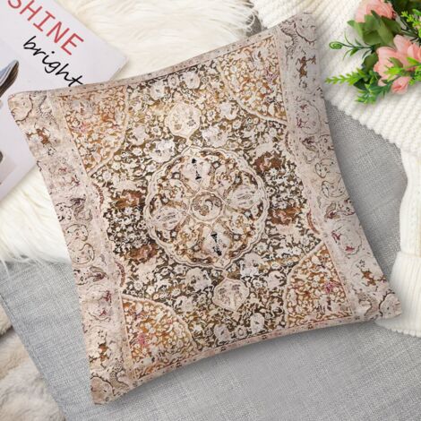 Housse de coussin ethnique, sobre et chic (1/5)