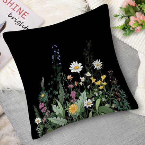 Housse de coussin,Coussin with anémones, vibrant (1/5)