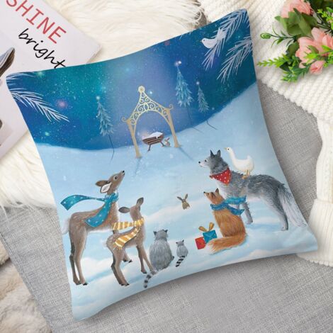 Housse de Coussin with bleu glacial, froid (1/5)