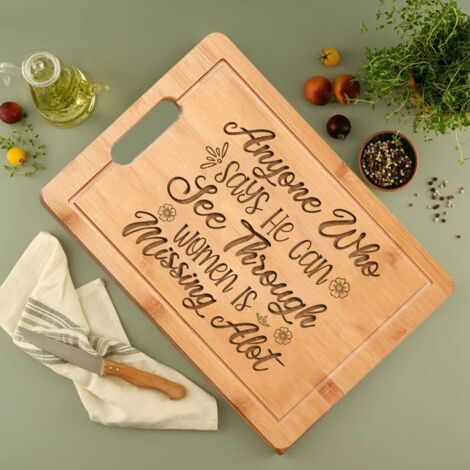 Planche en bambou "Mon océan" – Idée cadeau originale pour amoureux (1/5)