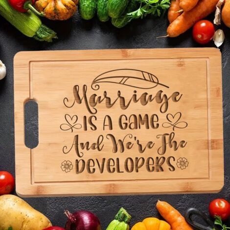 Planche bambou inscription personnalisée – Idée cadeau original pour chef (1/5)
