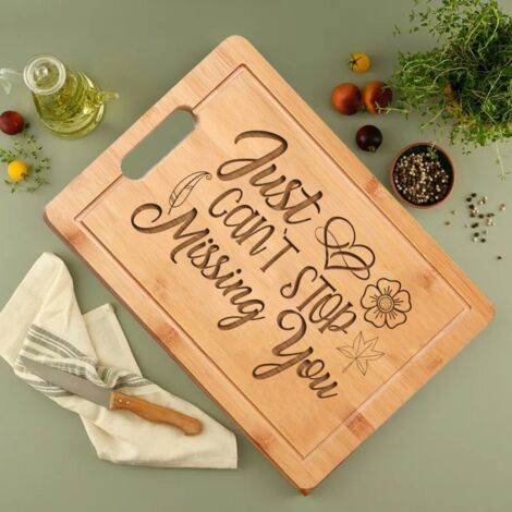 Planche à découper inscription choix – Cadeau personnalisé pour amoureux (1/5)