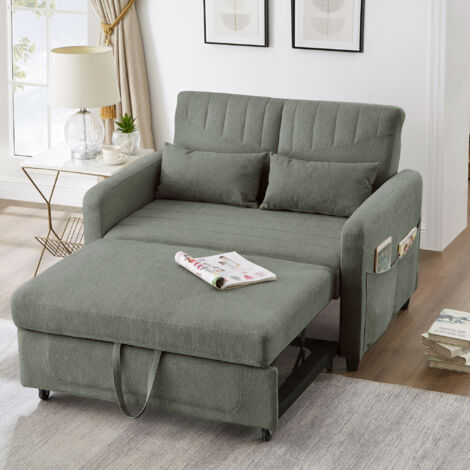 Canapé convertible avec fonction de lit.angle réglable. Pieds en or. Pieds en or. Pieds en or. Pieds en or. Pieds en or. (1/5)