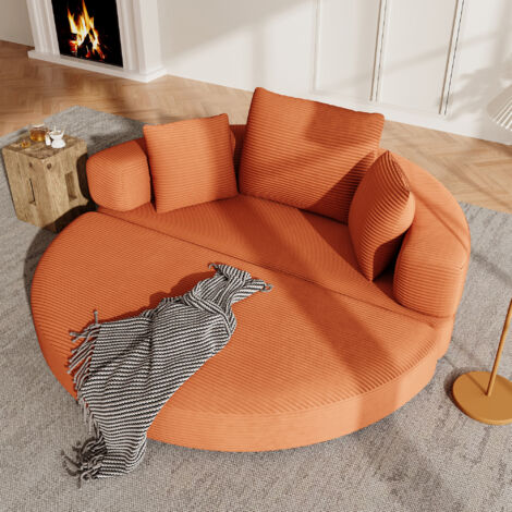 166 x 118 x 77 cm. Canapé en forme de L avec un lit-chair. Design malin pour petits espaces. (1/5)