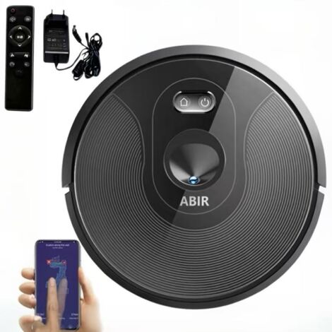 Robot de balayage X6PRO,aspiration 6000pa,utilisation humide et sèche,navigation lidar,fonction mémoire de carte,compatible avec Alexa et Google Home (1/5)