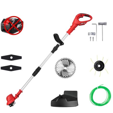 Tondeuse à gazon électrique sans balais , taille-haie amovible, coupe-bordures sans fil, outil de jardinage électrique (batterie non incluse) (1/5)
