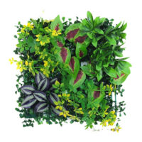 Fuleadture Mur végétal artificiel, décoration naturelle efficace pour bureau, salle de jeux, panneaux muraux faciles à assembler, décoration idéale pour bureau