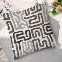 Housse de coussin,Coussin décoratif bohème, 45x45 cm