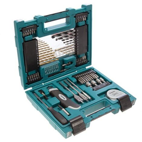Makita – Coffret multi-outils 71 pièces – Embouts et forets pour bois, métal, béton – Boîte de rangement robuste – Dimensions 26x29,5x6,5 cm - D-33691