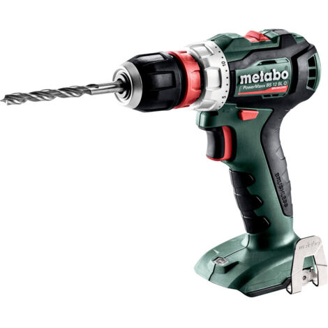 Metabo PowerMaxx BS 12 BL Q 12v Li-ion Quick System Brushless Drill/Driver Bare Unit with Inlay