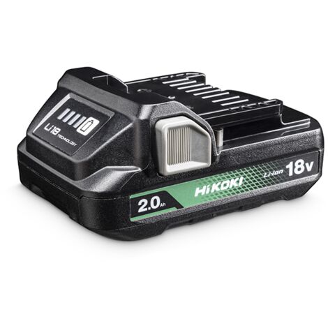 Batterie Li-ion 18V 2,0Ah à glissière pour outils HIKOKI – Longue durée de vie sans effet mémoire – 377796 - BSL1820M (1/2)