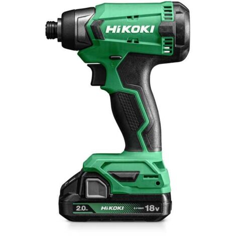 Hikoki – Visseuse à chocs 18V 140Nm avec 2 batteries 2.0Ah – Moteur Brushless – Éclairage LED – Pour travaux exigeants – WH18DAWCZ