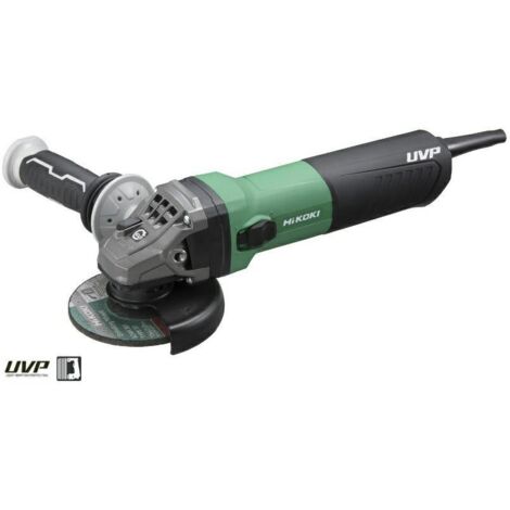 Hikoki – Meuleuse d'angle 125mm 1700W – Frein mécanique – Protection anti-vibration – Pour matériaux durs – G13BYWQZ