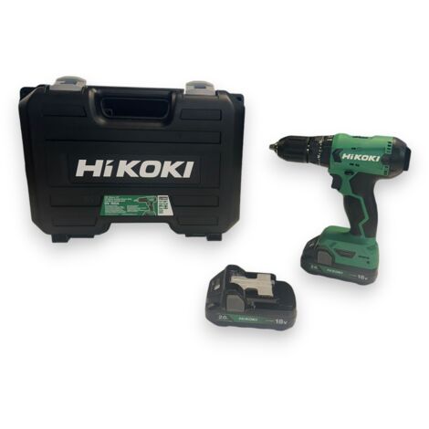Hikoki – Perceuse-visseuse sans fil 18V avec 2 batteries 5.0Ah – Couple 55Nm pour perçage béton – Mandrin 13mm sans clé – DV18DDWPZ