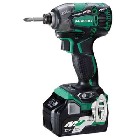 Hikoki – Visseuse à chocs 210 Nm 36V avec 2 batteries 2,5Ah – Moteur Brushless – Protection IP56 – WH36DCWRZ