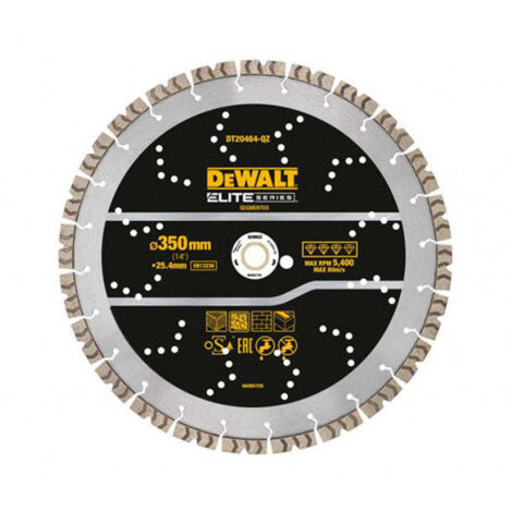 Disque diamant segmenté ELITE DEWALT pour tout usage (1/3)