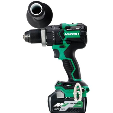 Hikoki – Perceuse visseuse 36V 2.5Ah – Moteur Brushless – Couple 155Nm – Capacité perçage bois 118mm – 2 batteries incluses (1/4)
