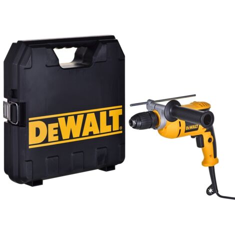 Dewalt – Perceuse 701W DWD024KSQS – Mandrin auto-serrant 1,5-13mm – Couple 8,6Nm pour perçage bois, acier, béton – Étui rigide inclus (1/5)