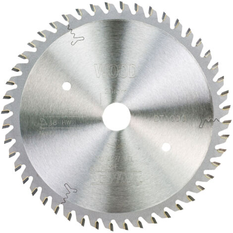 Dewalt – Lame de scie circulaire 165 mm – Alésage 20 mm – 48 dents carbure pour bois dur – Coupe précise et finition soignée (1/5)