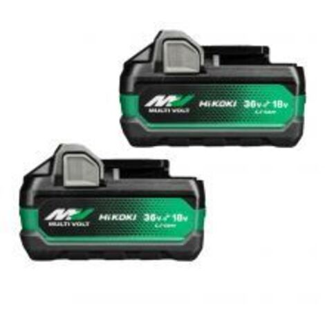 pack 2 batteries MultiVolt BSL36A18X 36V 2.5Ah / 18V 5Ah Li-ion HIKOKI 380205