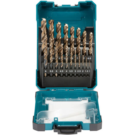 MAKITA D-67583 Jeu de forets à métaux M-force 19 pcs (1/4)