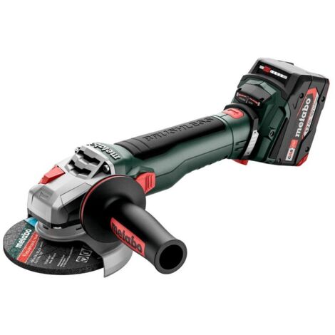 MEULEUSE DANGLE SANS FIL METABO WB 18 LT BL 11-125 613054650 125 MM 18 V 5.2 AH (1/5)