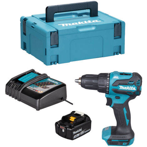 Perceuse-visseuse à percussion Makita DHP490RF1J 18V 1x3Ah 65Nm BL XPT LXT mallette