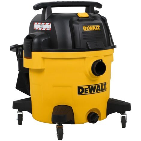 Dewalt – Aspirateur professionnel eau/poussière 34L – Prise électrique – Aspiration 15 kPa – Fonction soufflage – Niveau sonore 80 dB – Longueur câble 3 m - AT-DXV34PTA (1/5)