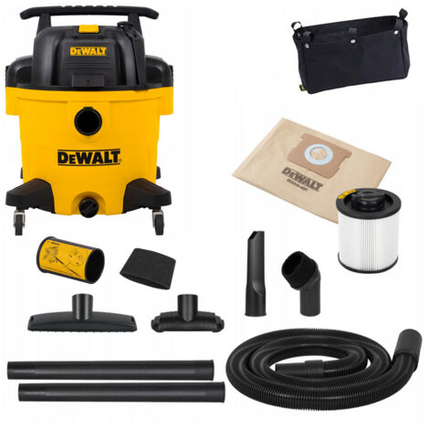 Aspirateur industriel DeWALT DXV34P 1200W 34l sec/humide (1/5)