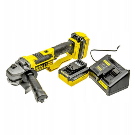 STANLEY FMC761M2-QW - angle meuleu e 18V 115mm. 4.0Ah. 8500 tr/min. Cravate 3 po ition . Vali e (1/3)