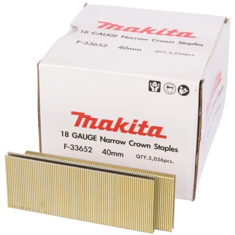 Agrafes 5,7x40mm 18Ga pour AT450H Makita F-33652