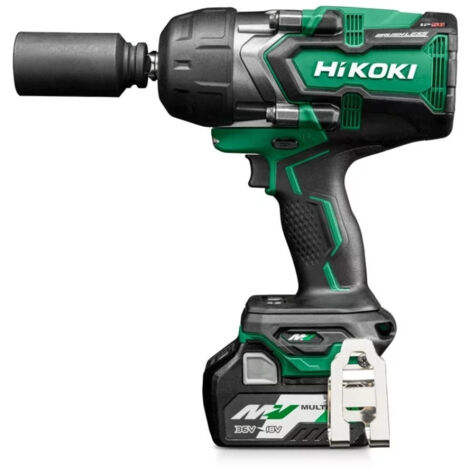 Hikoki – Boulonneuse à chocs 1/2' 36V avec 2 batteries 2.5Ah – Couple max 1400N·m – Moteur sans balais – Coffret de transport inclus - WR36DGWRZ