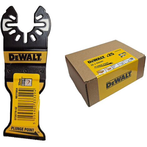 Lame pour bois avec des clous 32x43mm DeWALT DT20778 Pointe plongeante 25 pièces