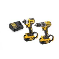 Ensemble d'outils DeWalt DCK266P2LR-QW (DCD796 + DCF887) 18 V 2x5 0 Ah accu.