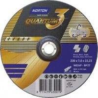 Disque à meuler Quantum 3 Norton - 230 - 7 - 22,23