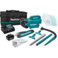 Makita CL121DSM - Aspirateur sans-fil - 12V Li-ion - Kit (1x batterie 4,0 Ah) - 1300 L/min - 0,5L