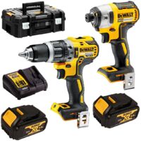 Ensemble COMBO DCD796 + DCF887 2x4Ah DEWALT DCK266M2T