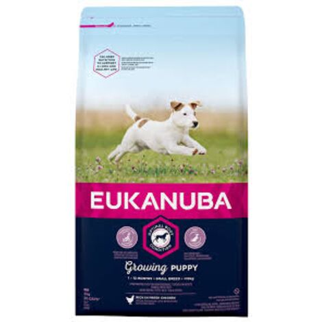 Eukanuba Growing Puppy Petite Race Poulet 3 kg (1/3)
