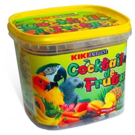Cocktail de fruits Kiki - Cocktail de fruits pour perroquets et perruches - 300 g