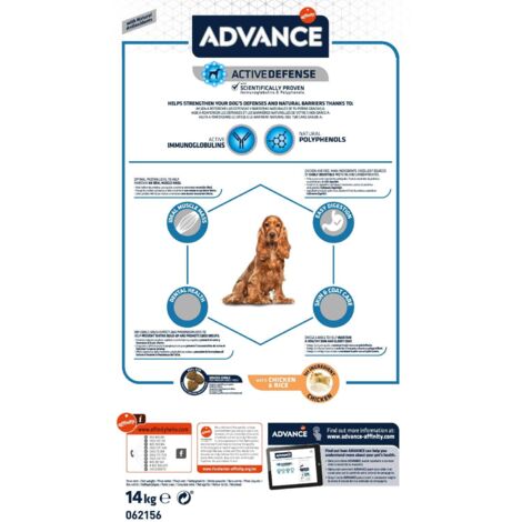 Advance chien medium adulte poulet 14kg (1/5)